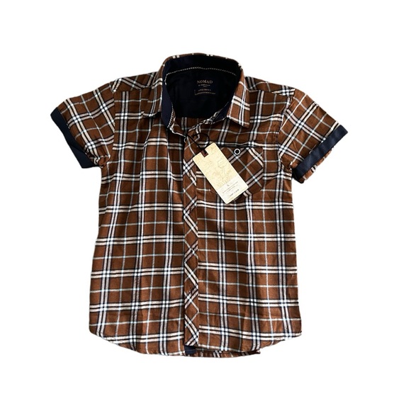 NOMAD By Craft +  Flow Boys Flannel Button Down. - Picture 4 of 5